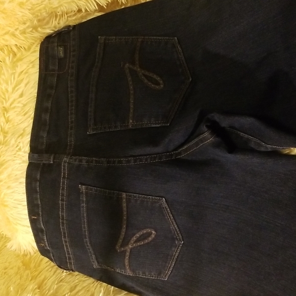 WAS  $89  JAG JEANS Sz 10 Low Rise Boot Leg  Dark wash zipp… - Picture 12 of 17